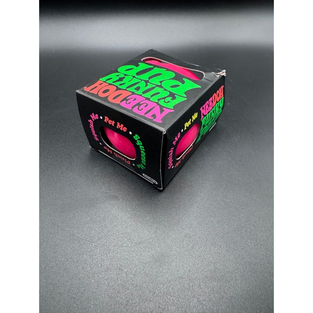 Schylling NeeDoh‎ Funky Pup Pink Squishy Stress Toy Fidget Sensory New in Box - Picture 3 of 6